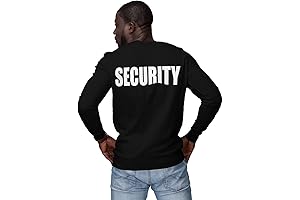 Security Event Safety Guard Sweatshirts for Men