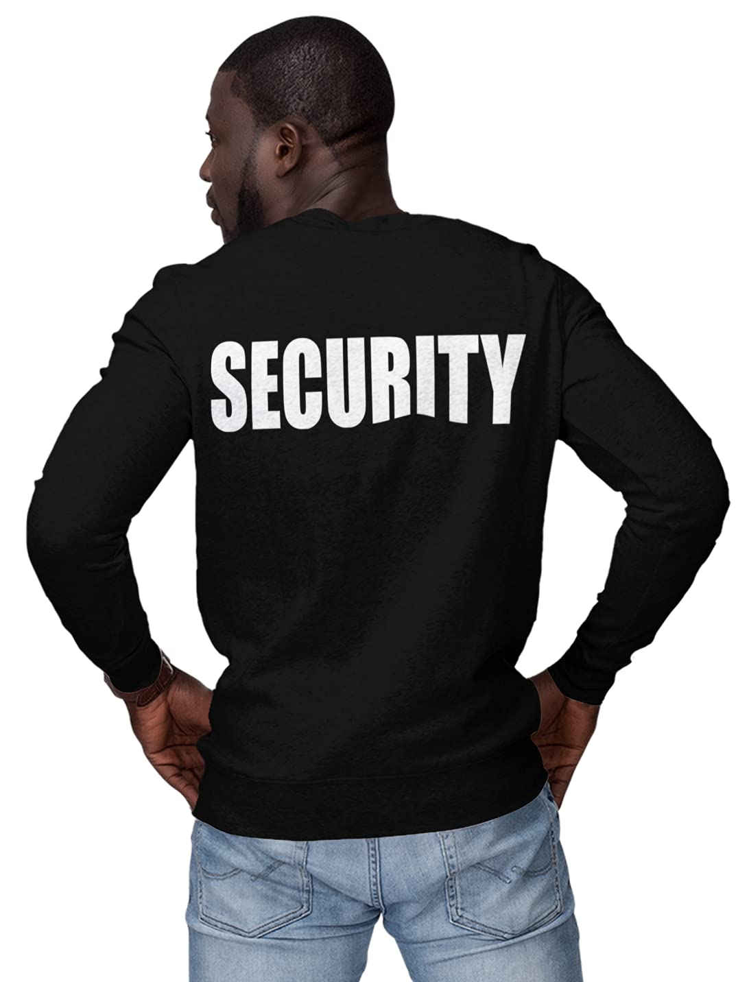 Security Event Safety Guard Front and Back Print Premium Men's Sweatshirts