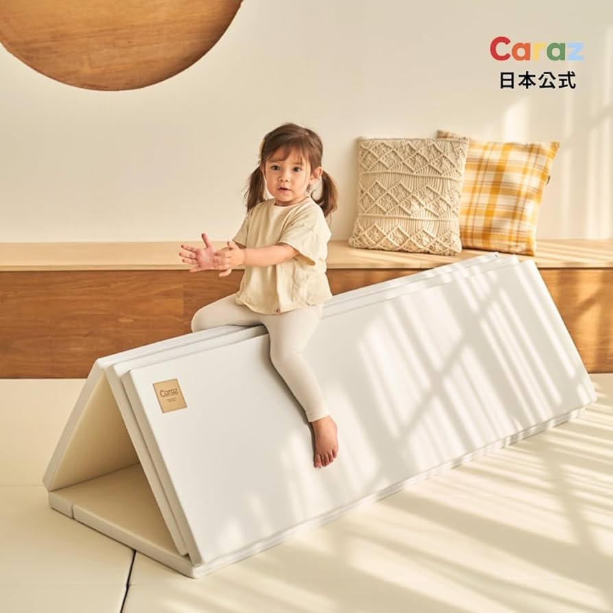 Carazプレイマット CLEAN ライトベージュ120x160x4cm Amazon | Caraz プレイマット CLEAN タイプ カラズマット Caraz