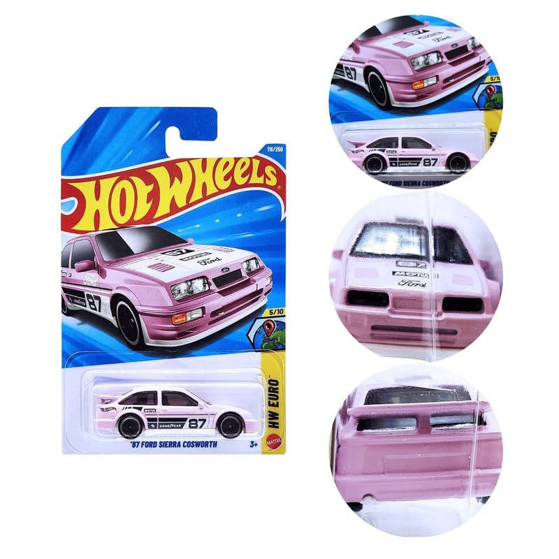 Hot Wheels 87 Ford Sierra Cosworth HW Euro Ages 3 and Up 116/250