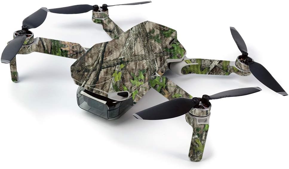 MightySkins Carbon Fiber Skin for DJI Mavic Mini Portable Drone Quadcopter Carbon Fiber Skin - HTC Green | Protective, Durable Textured Carbon Fiber Finish | Easy to Apply, Remove | Made in The USA