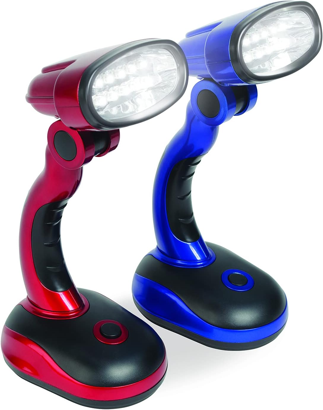 Ideaworks JB6173MULTI LED Desk Lamps-Red and Blue