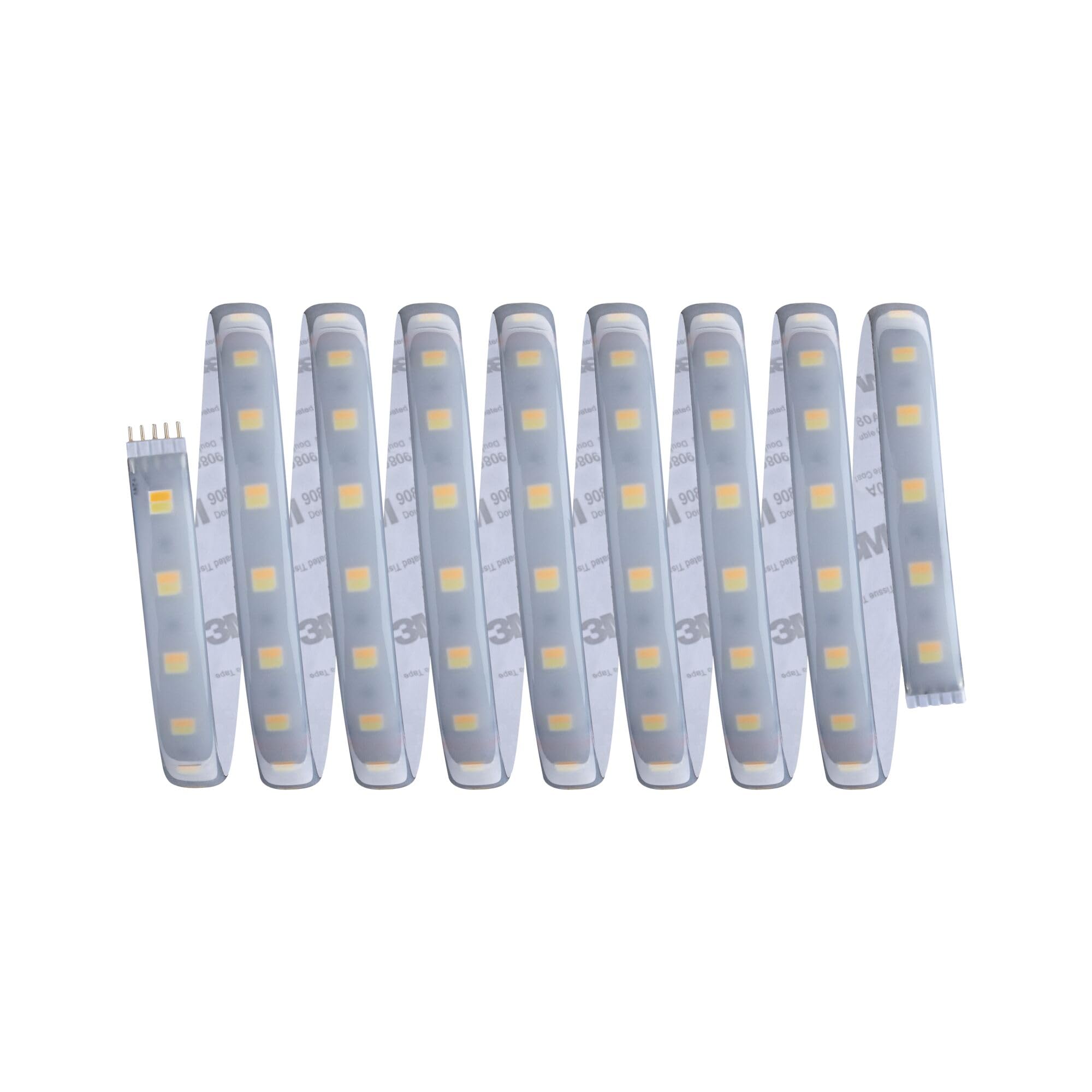 Paulmann 70624 Function MaxLED Kit de base LED bande Tunable White 3 m, 20 W, 230/24 V, 36VA, Argent, Plastique 300 x 12,5 x 0,3 cm