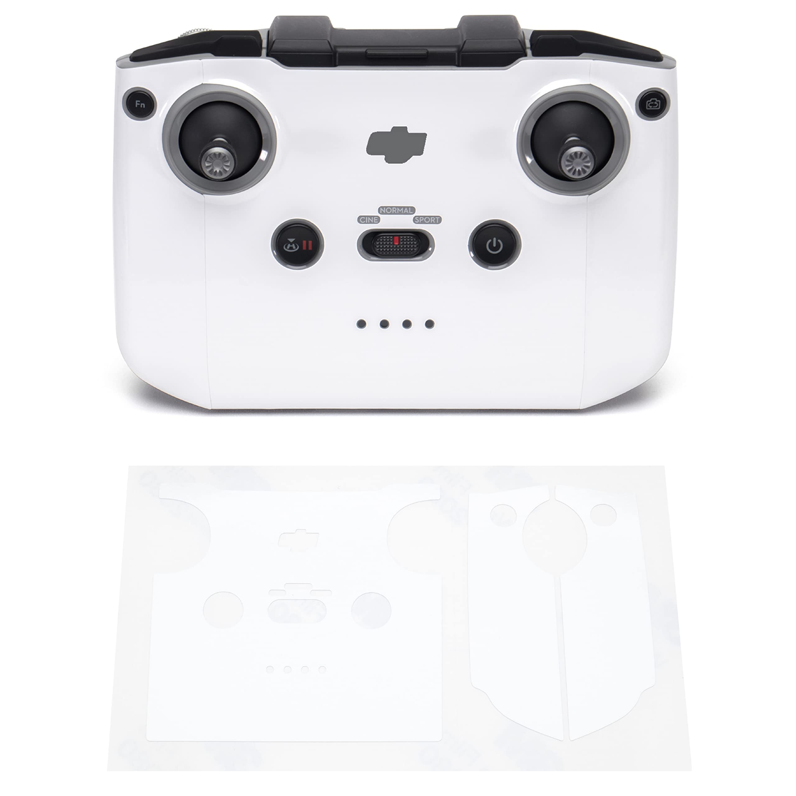 WRAPGRADE Skin Stickers for DJI RC-N1 (Racing White)