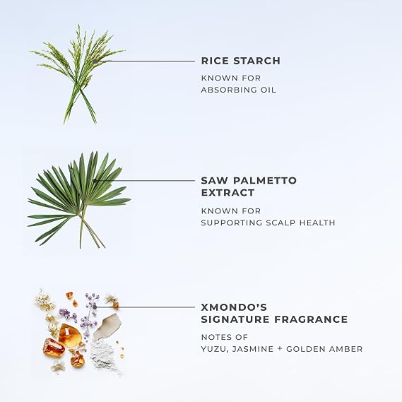 XMONDO Hair BOOST X Dry Shampoo, Zero Residue, Formulated with Saw Palmetto to Promote Scalp Care, Clinically Tested, Dermatologist Tested, Talc-free, Benzene-free, Free of aluminum starch, 5 oz