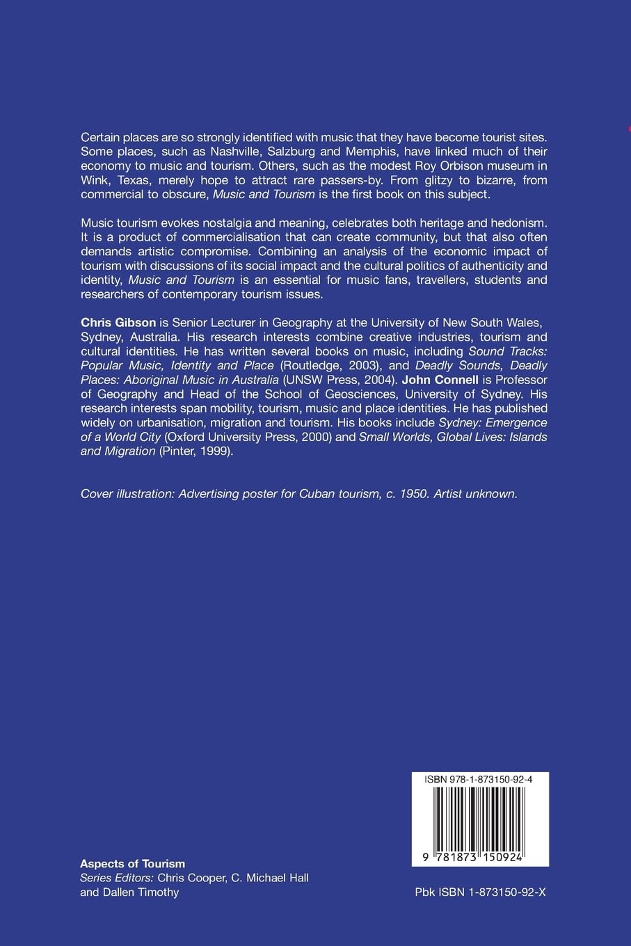 Music And Tourism: On The Road Again [Lingua Inglese]