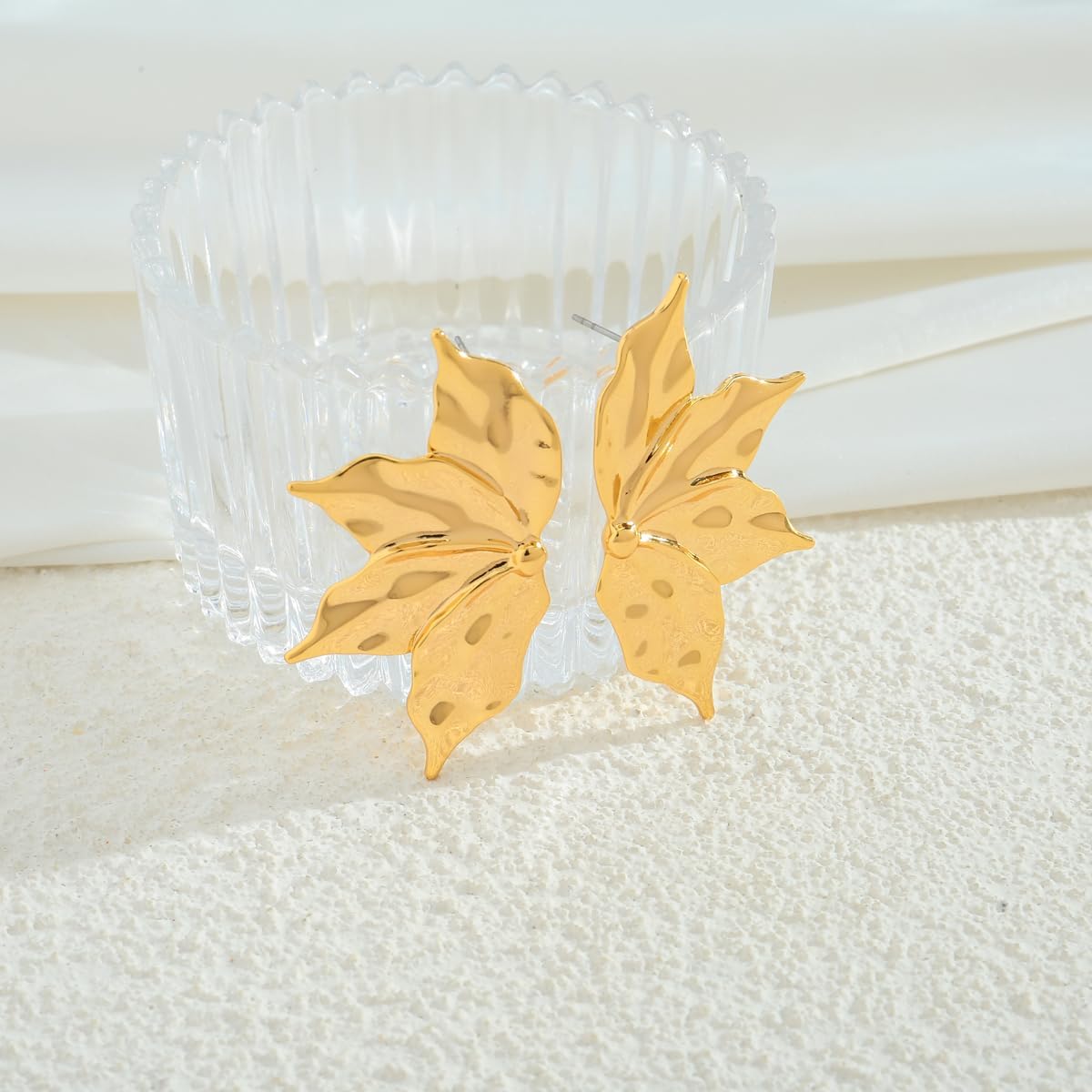 Gold Boho Ocean Earrings, Shell Earrings Seashell Stud Earrings Beach Jewelry Gifts for Women - Image 4