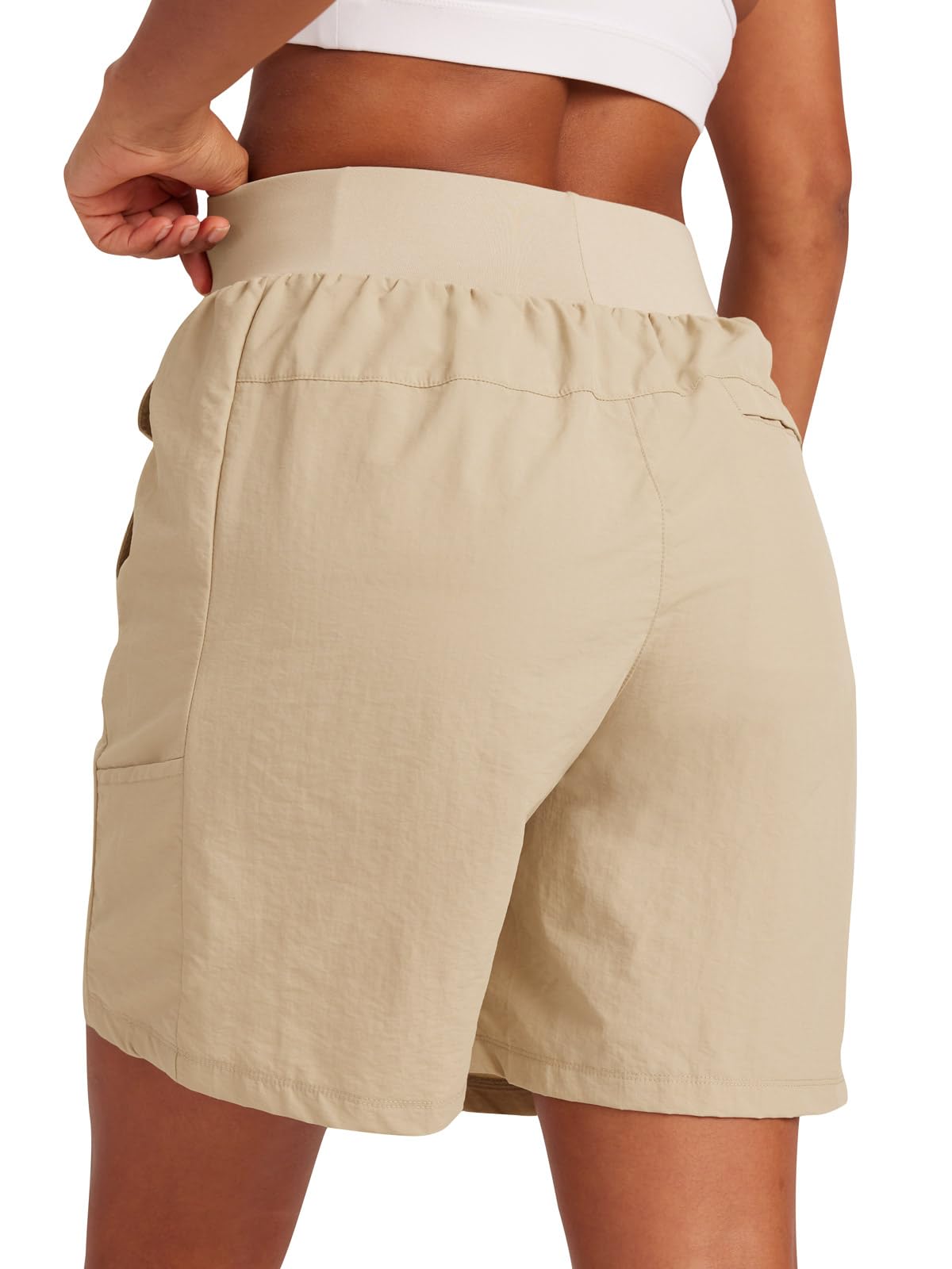 VUTRU Bermudas para mujer, pantalones cortos de verano, UPF50+ para senderismo, camping