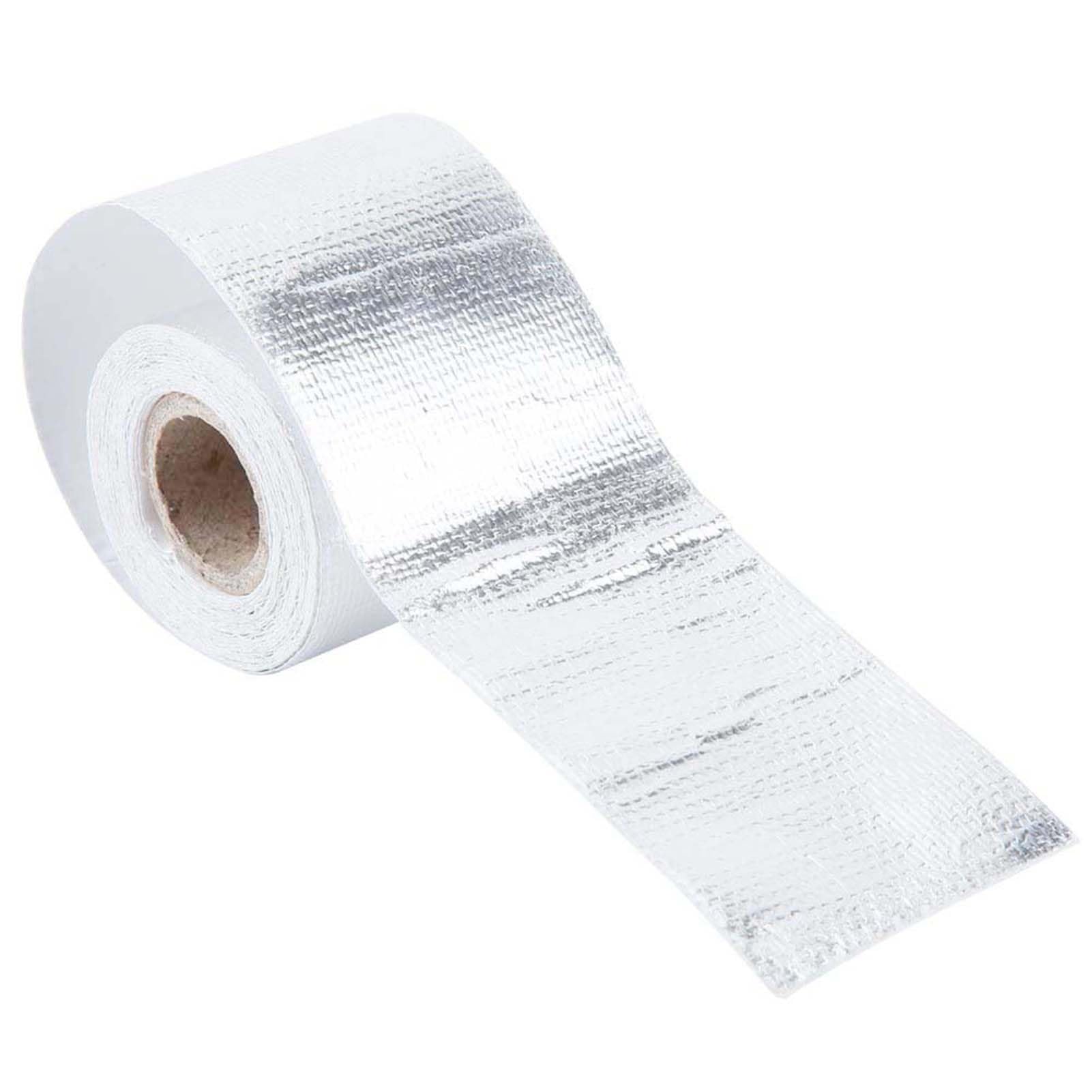 Ejoyous Aluminiowa taśma klejąca, odporna na wysokie temperatury taśma klejąca do silnika samochodu, folia odblaskowa, do izolacji i uszczelniania kanałów, 5 m x 50 mm (srebrna, 5 m x 5 cm)
