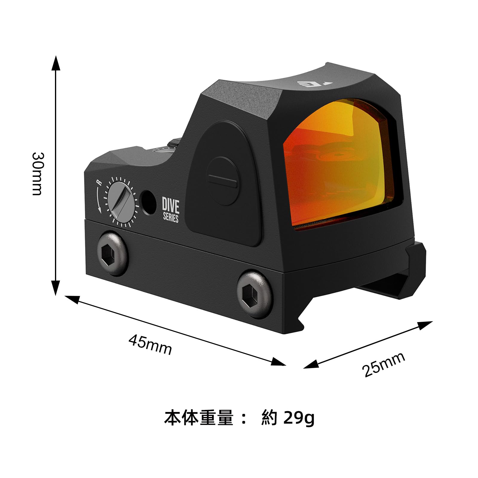 Amazon.co.jp: T-Eagle TMR Mini ドットサイト 高輝度LEDダットサイト