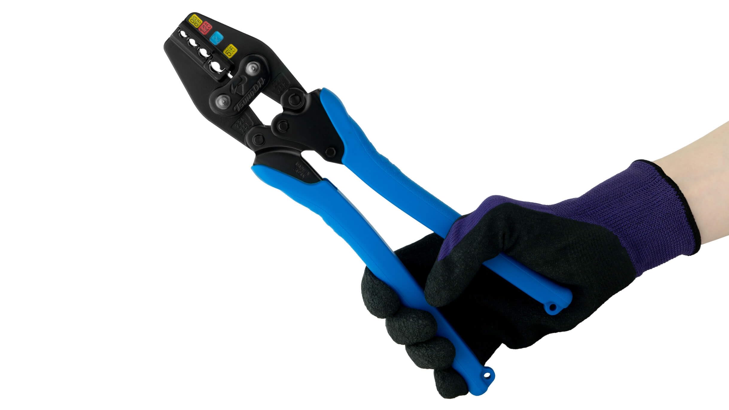 Tsunoda TPZ-5 Crimping Tool for Crimping Terminals and Sleeves