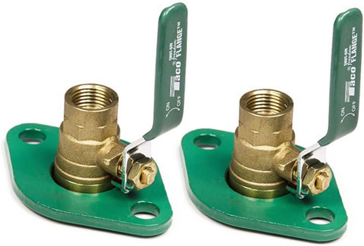 Taco SF-075T Threaded 3/4-Inch Shut-Off Freedom Swivel-Flange Set