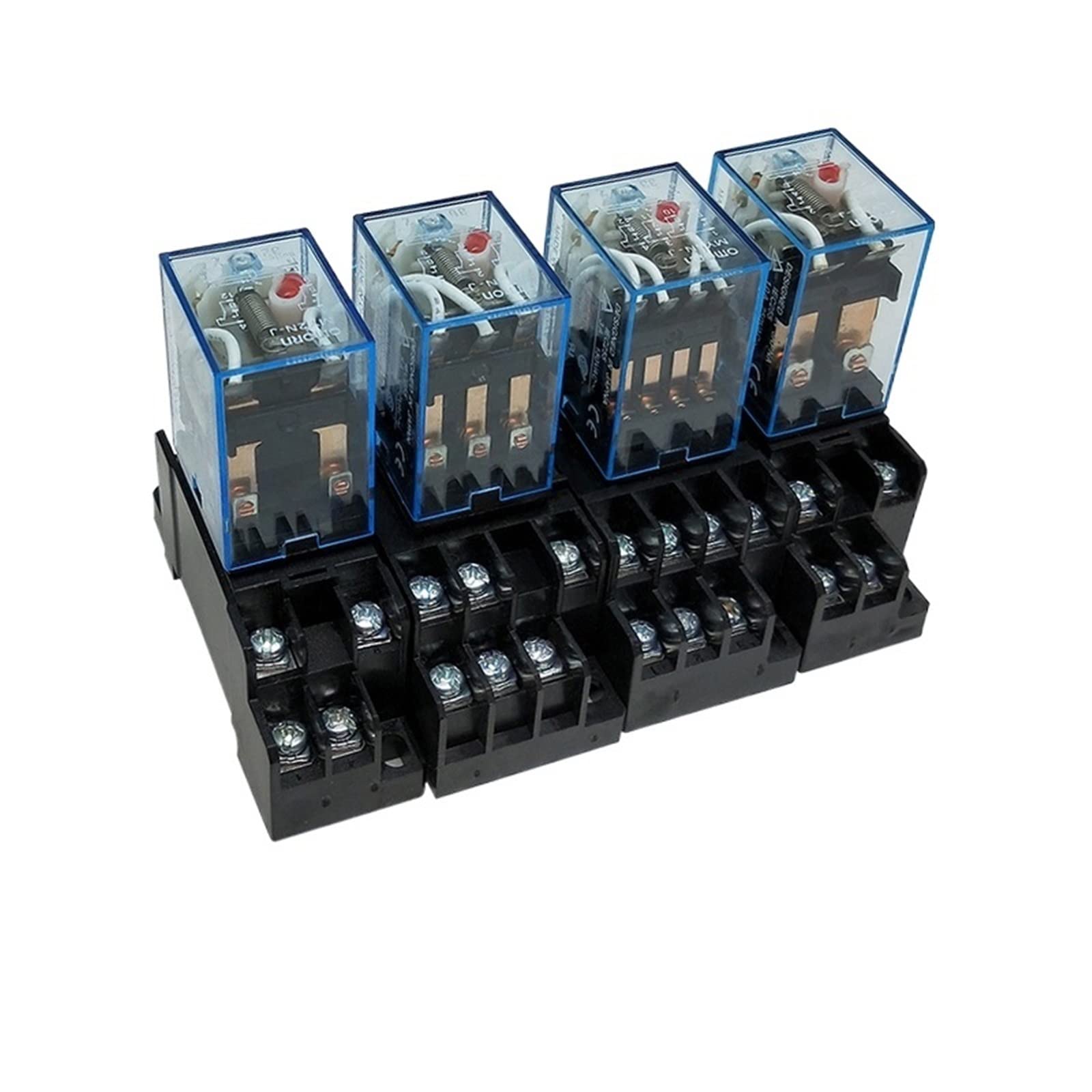 Relais 12V DC LY2N-J anti-panne avec socle de connexion DPDT