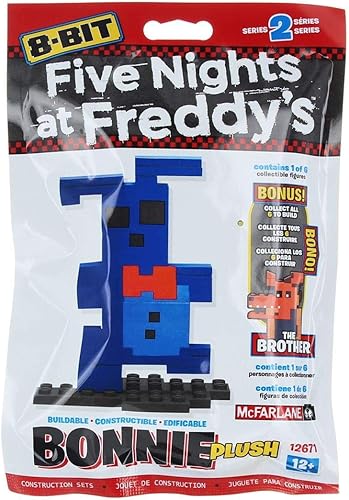 McFarlane Toys 12671-6 Kit de construcción de figuras construibles de 8 bits de Five Nights at Freddy