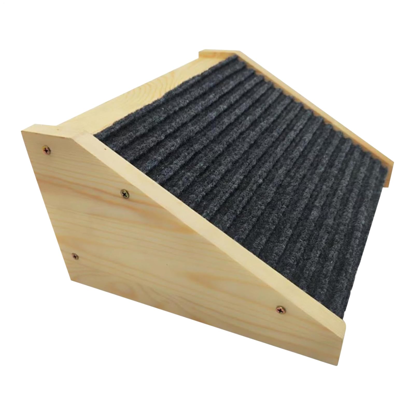 Rampes pour chiens de petite taille – Escalier en bois robuste antidérapant portable 30 × 15 × 25 cm