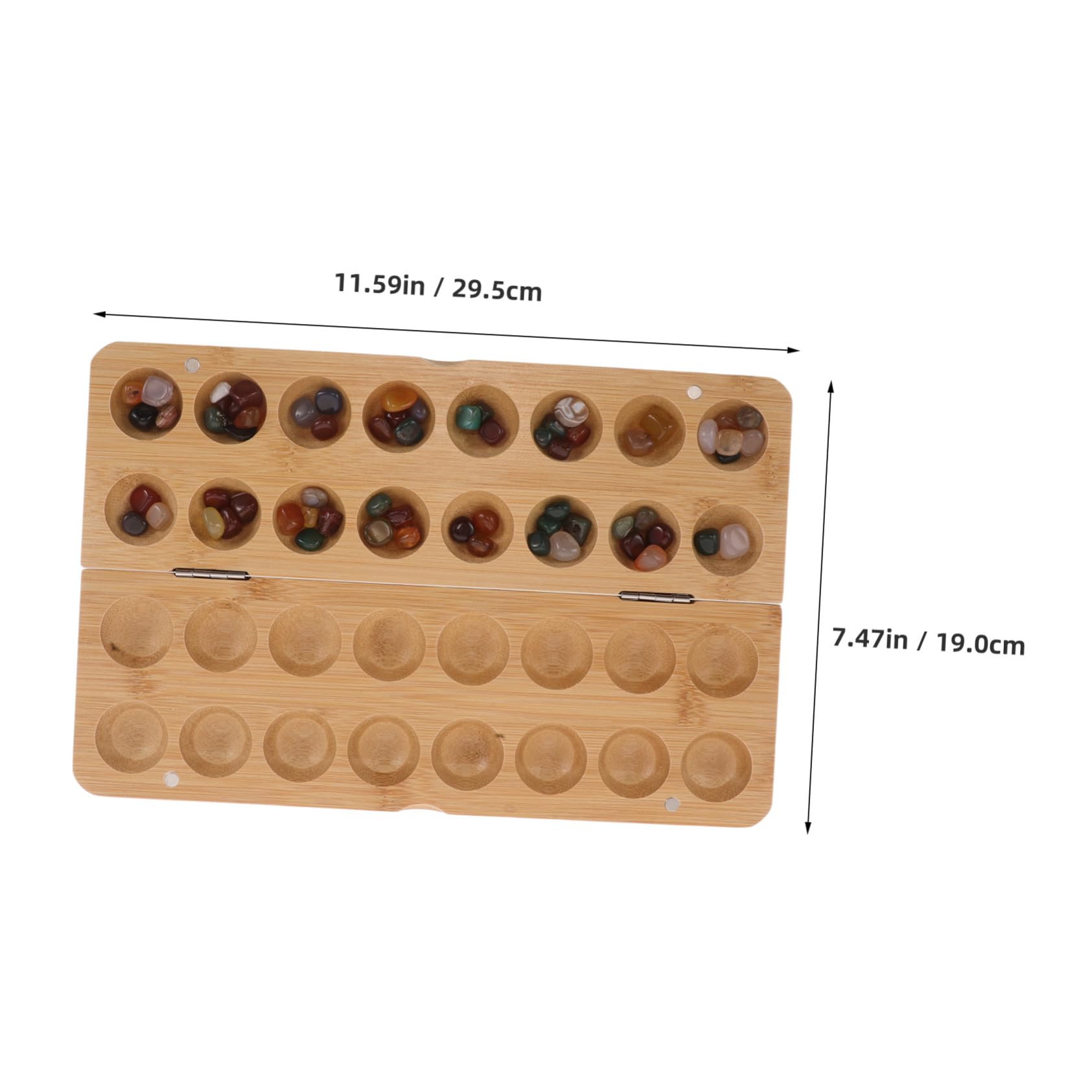 HANABASS Gioco Mancala Giochi Per Mancala Per Antica Scacchiera Gioco Da Tavolo Con Biglie Accessori Per La Classe