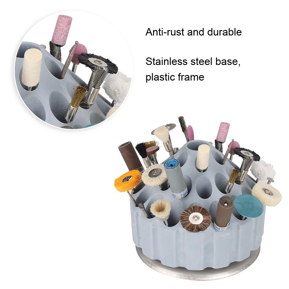 Kit de Accesorios para Herramientas rotativas, 35 Cabezales de Pulido, para Acero Inoxidable, con Caja de Almacenamiento, para pulir, taladrar, tallar, lijar, Grabar,