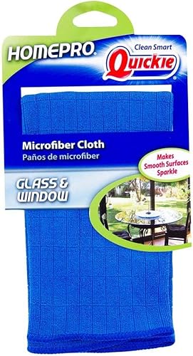 Paño de limpieza de microfibra Quickie reutilizable, pack de 12 unidades (49012PDQ), NA, Azul, gemelo