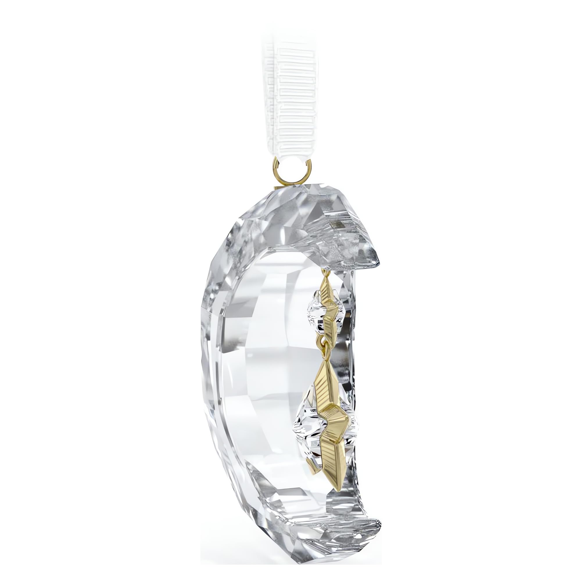 Swarovski Holiday Magic Moon Ornament, White - Image 2