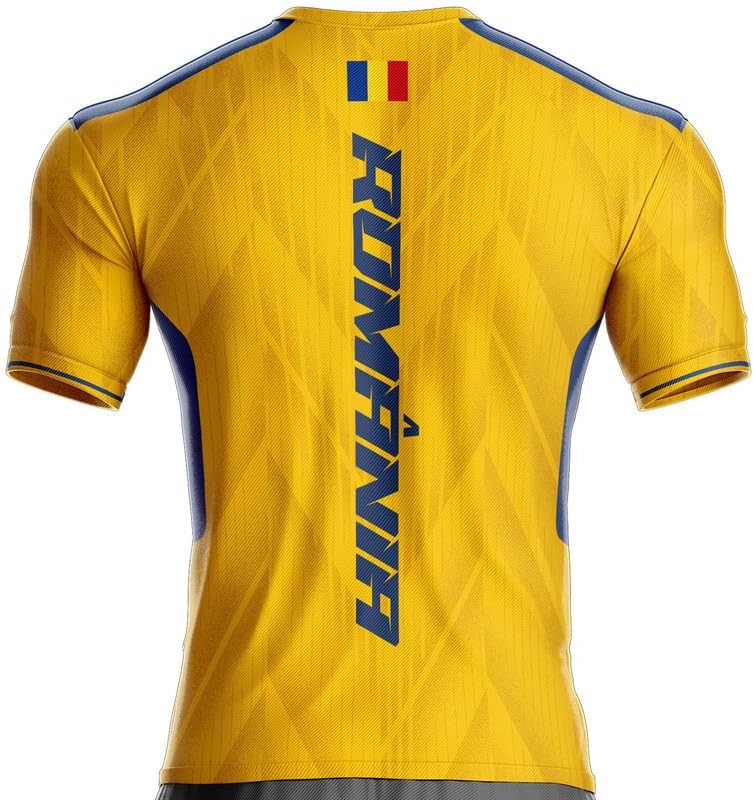 Romania RM-40 Football Jersey Romanian Flag Gift S