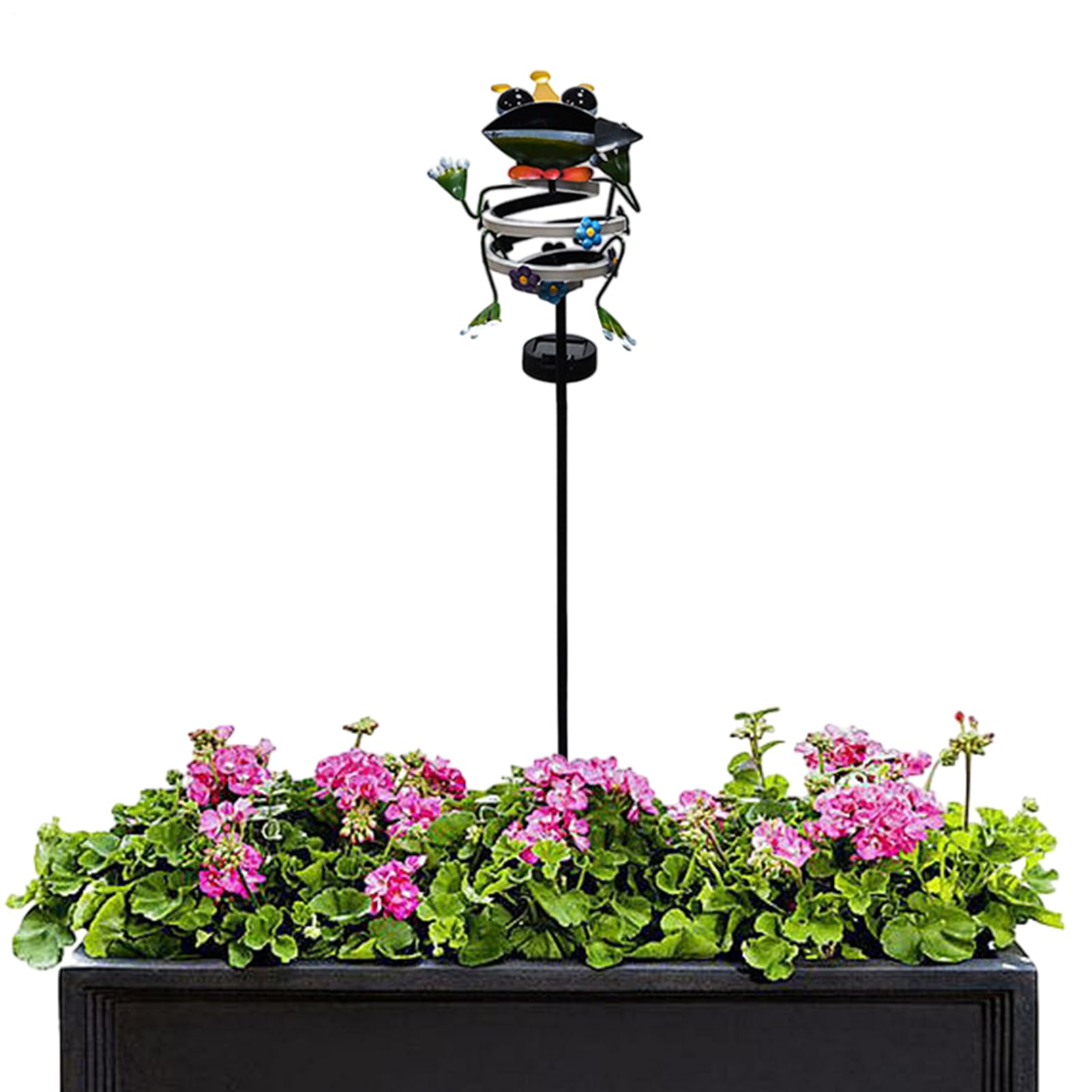 Lampe Solaire Allée Métal Étanche à Allumage Automatique pour Extérieur