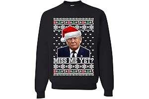 Wild Bobby Miss Me Yet Ugly Christmas Sweater