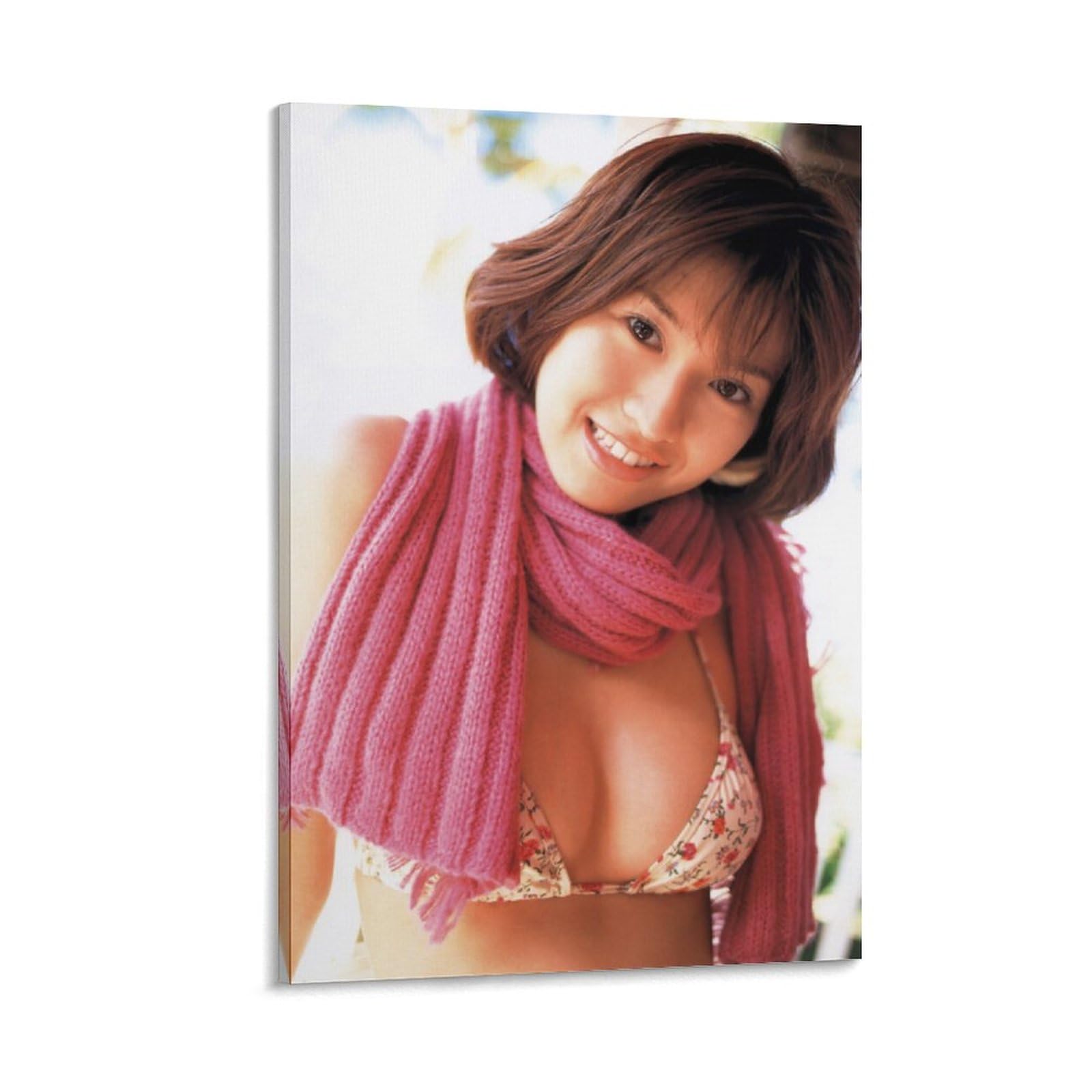 Amazon.co.jp: 森下千里写真ビキニ水着ポスター壁飾り オフィス ベッドルーム ダイニングルーム装飾 キャンバス ウォールアート ポスター  印刷 アートパネル16x24inch(40x60cm) : ホーム＆キッチン