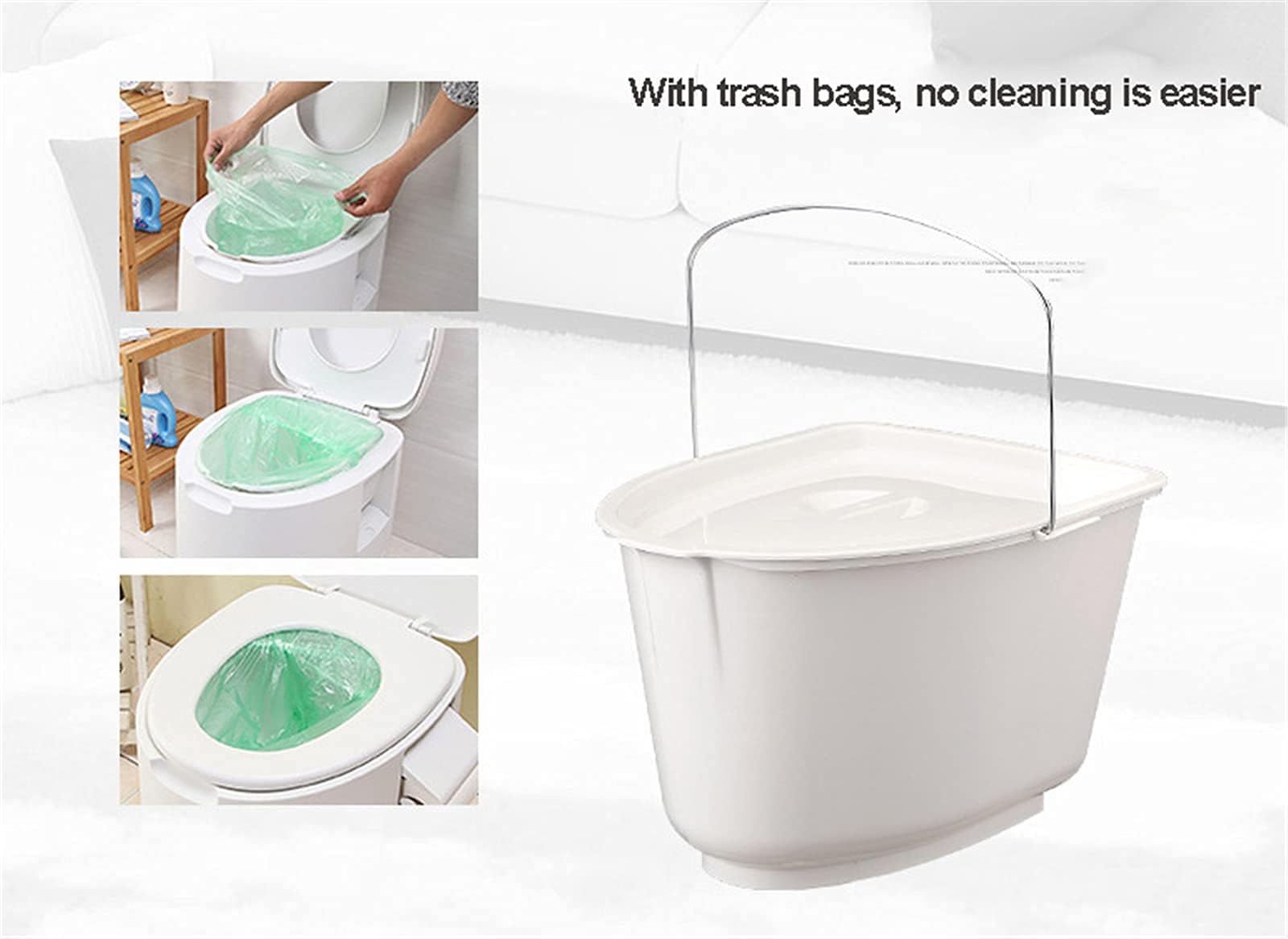 Tragbare wasserlose Toilette, 180 kg Kapazität, leicht, für Outdoor, Camping, Wohnmobil, Boot