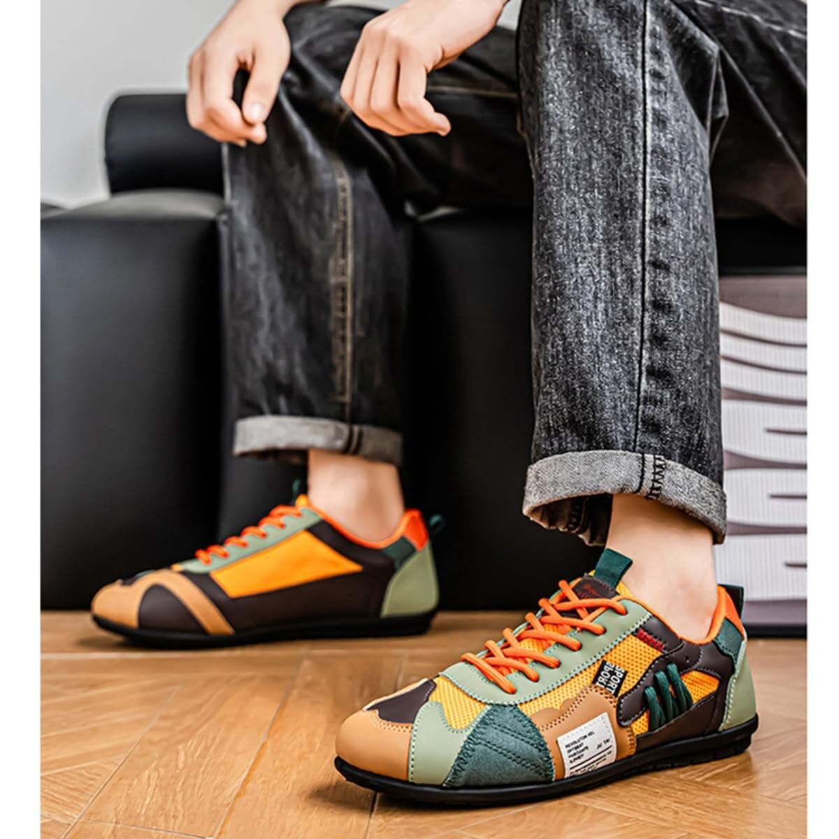 Scarpe Sportive Basse, Traspiranti, Leggere, Resistenti all'Usura, Antiscivolo, da Uomo
