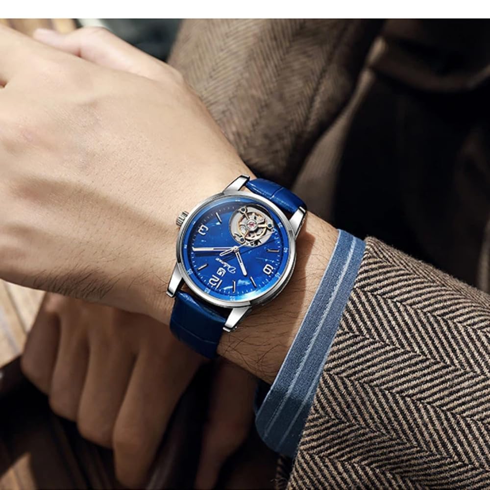 Einzigartige Emaille-Technologie Automatische Mechanische Uhr Trend Herren Armbanduhr