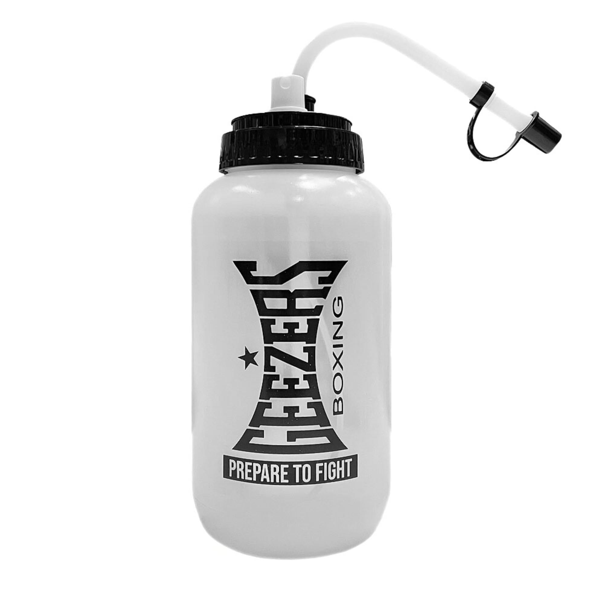 Geezers Boxing 1Ltr Straw water Bottle/Spray bottle Squeezable Plastic, Wide Screw Top With Long Straw, Spray Nozzle Button, Boxing Sports Training Water Bottle, Boxing Equipment, Coaching Equipment