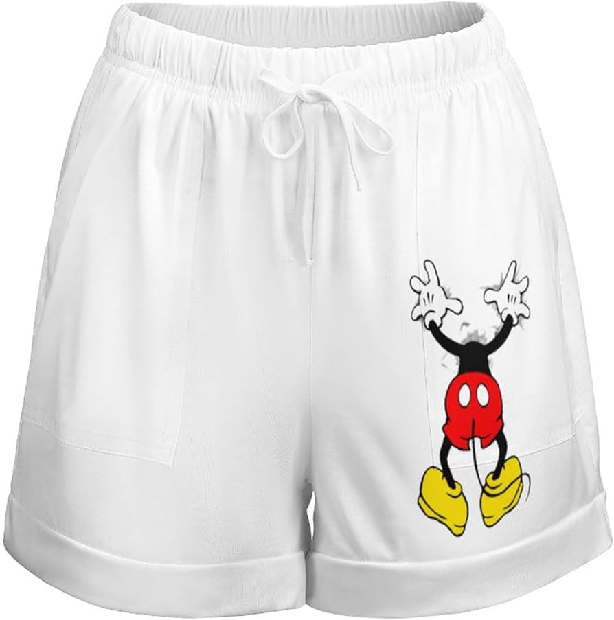 Amazon.co.jp: ミッキーマウス ハーフパンツ レディース ショート