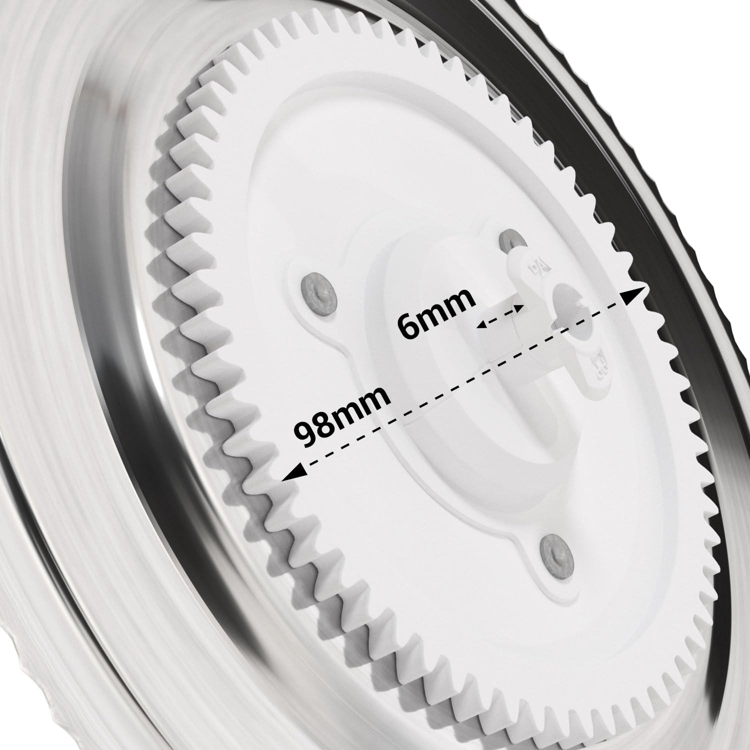 LUTH Premium Profi Parts Coltello speciale a lama tonda compatibile con Bosch Siemens MAS9101 MS70002 00658711 12012078 12012147 per affettatrice pane