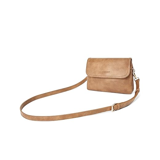 CHOLISS Small Crossbody Bags for Women, Vegan Leather Cell Phone Purse, Mini Travel Purse with Adjustable Strap