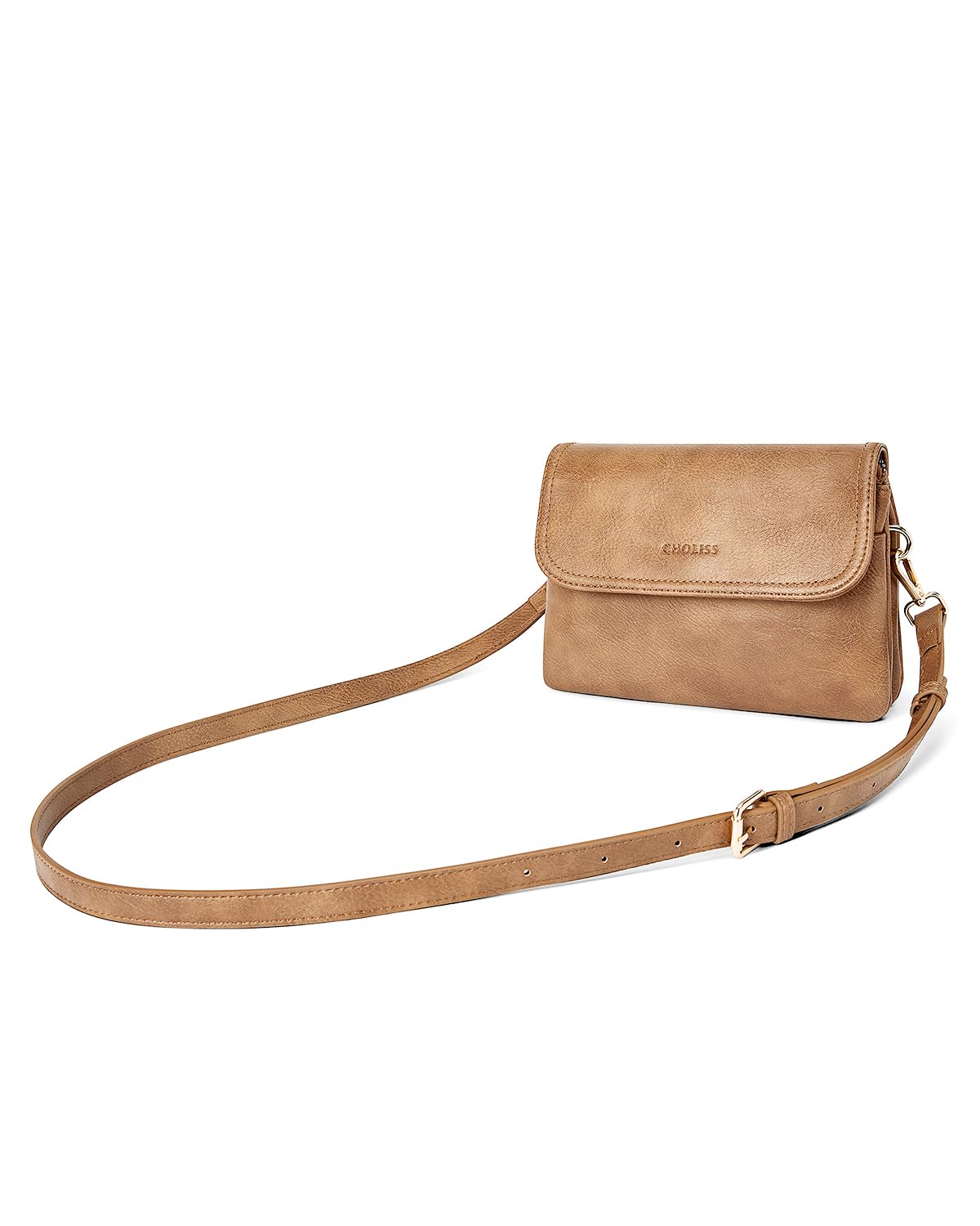 CHOLISS Small Crossbody Bags for Women, Vegan Leather Cell Phone Purse, Mini Travel Purse with Adjustable Strap Womens Gifts