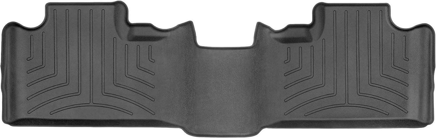 WeatherTech FloorLiner HP Custom Fit Floor Mats for Jeep Grand Cherokee, Durango - 2nd Row (443242IM), Black