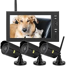 Wireless Security Monitor Display Cameras Wireless Security Monitor Display Cameras