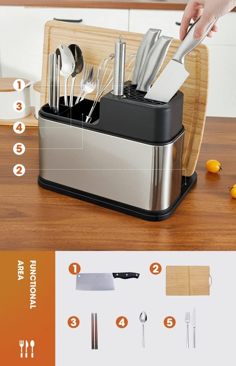 Multi-Functional Kitchenware Drain Storage Rack Utensils Holder Chopsticks Chopping Board Shelves Kitchen Supplies