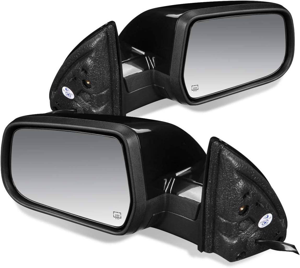 Auto Dynasty GM1320387 GM1321387 Pair OE Style Powered+Heated Side View Door Mirror Compatible with Equinox Terrain 10-15