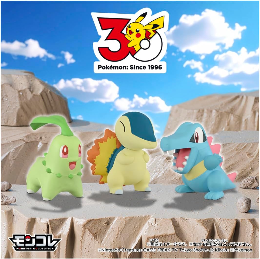 Takara Tomy Pokemon 30th Anniversary Moncolle Travel Set of 3 Jote Region