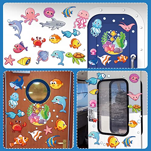Imanes decorativos animales marinos para puerta miniatura 5