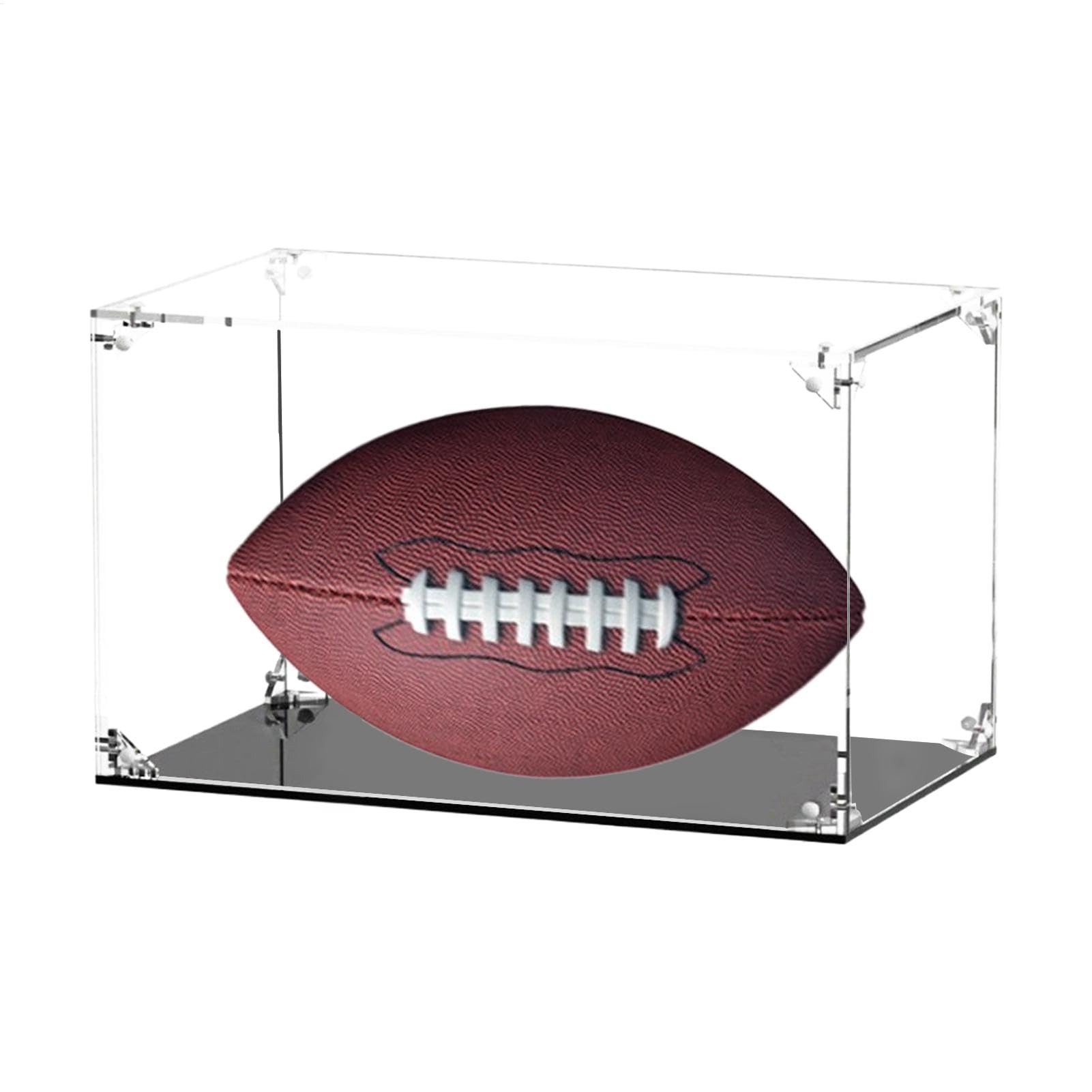 Étui de football signé en acrylique transparent pour la protection de ballon