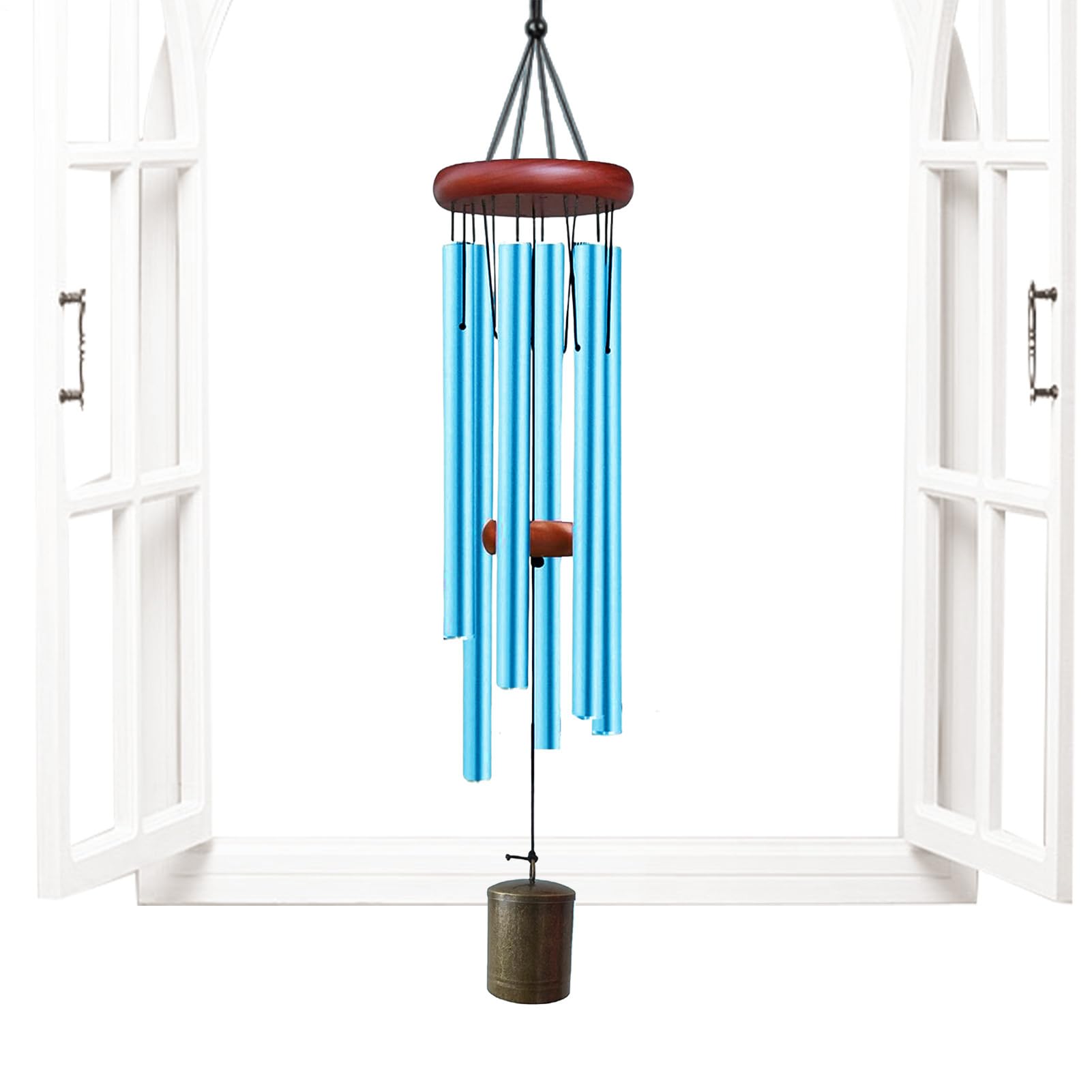Carillon éolien rétro pour créer une ambiance zen et mélodieuse dans votre jardin