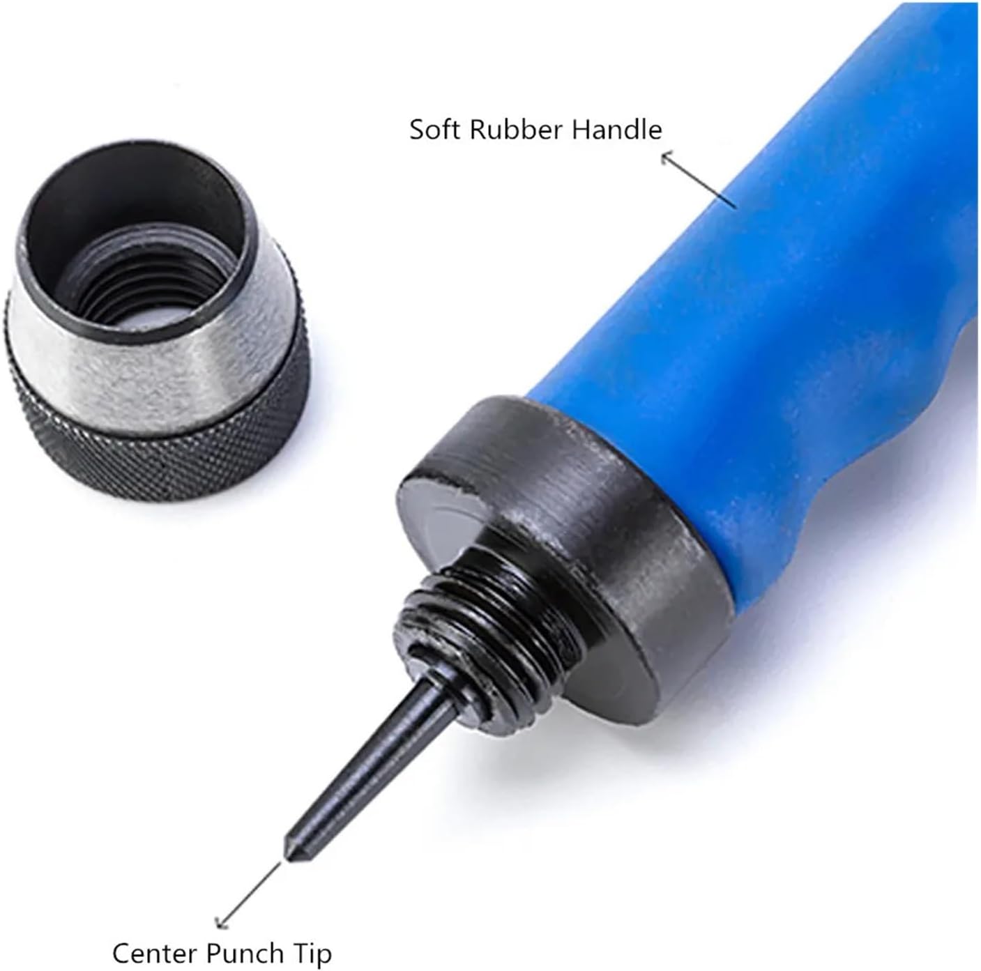 DIY Leather Craft 14Pcs Hollow Punch Set Belt Round Hole Punching Tool Replaceable High-Carbon Steel Heavy Duty Perforating Tool Widely Applicable