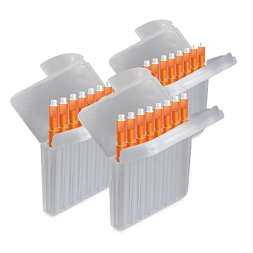 Miniatura 6 de JB White Paquete de 24 filtros de cera para audífonos - Compatible con Starkey Hear Clear - Altura 0.059 in  Diámetro 0.067 in, Naranja