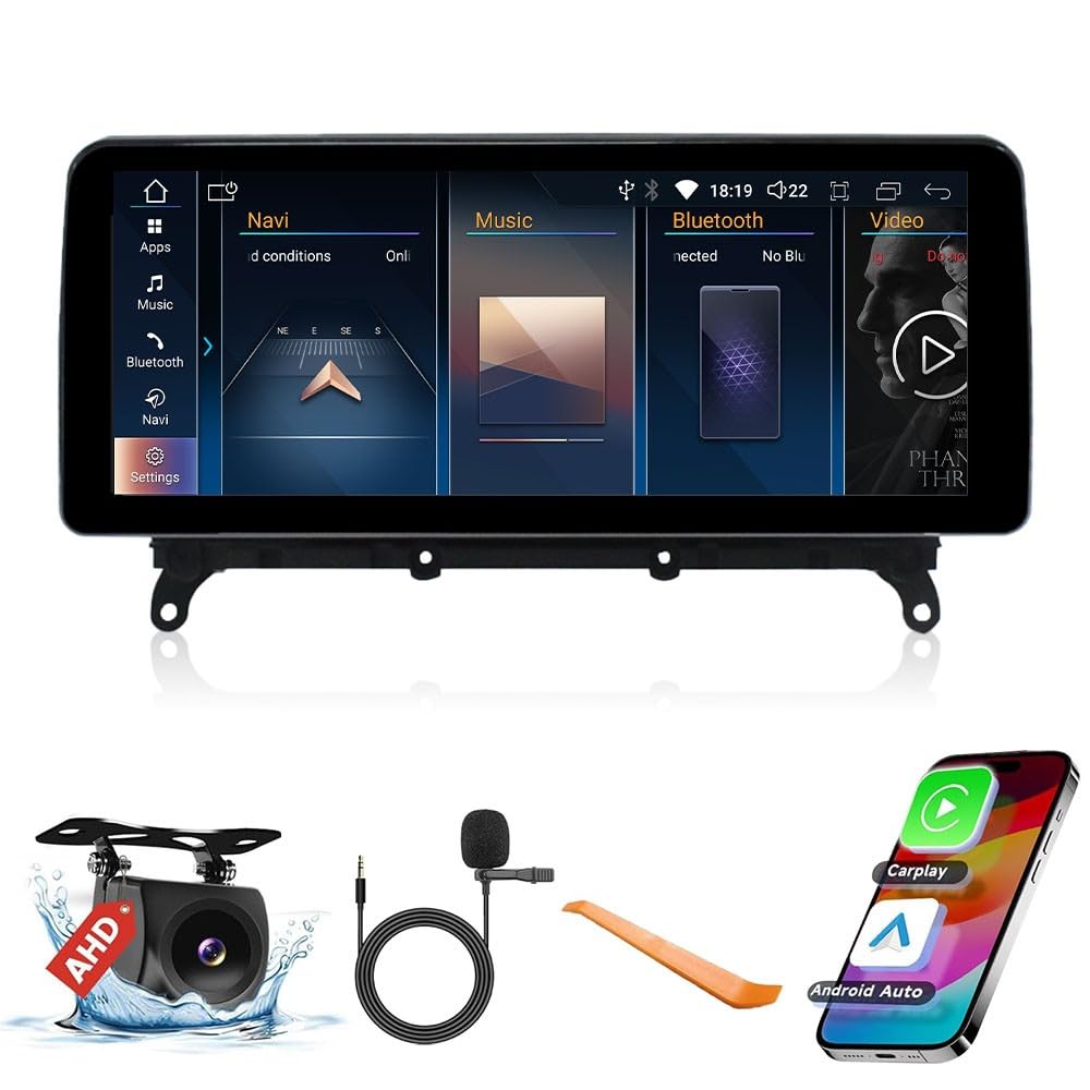 for BMW X3 F25 F26 2011-2012 12.3" Octa Core 8G+128G Car CarPlay Android Auto Navigation…
