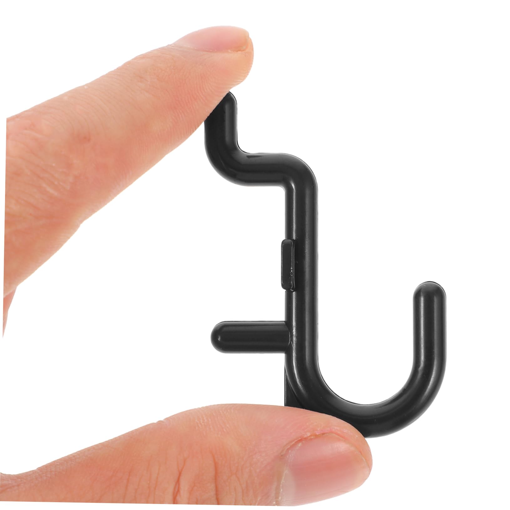 Cabilock Pegboard Hooks Fixer 20pcs Plastic Wall Hooks for Tools Clothing and Multi-Function Storage