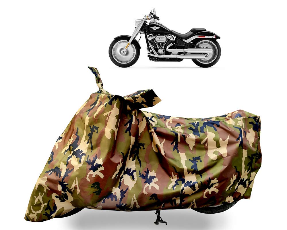 VVM Zexshikazol Fat Boy Bike Cover Waterproof - Dustproof - Scratch Proof - UV Protection - Thick Stuff - Strong Stitching - Full Body Fat Boy Bike Cover Polyester (Multicolour)