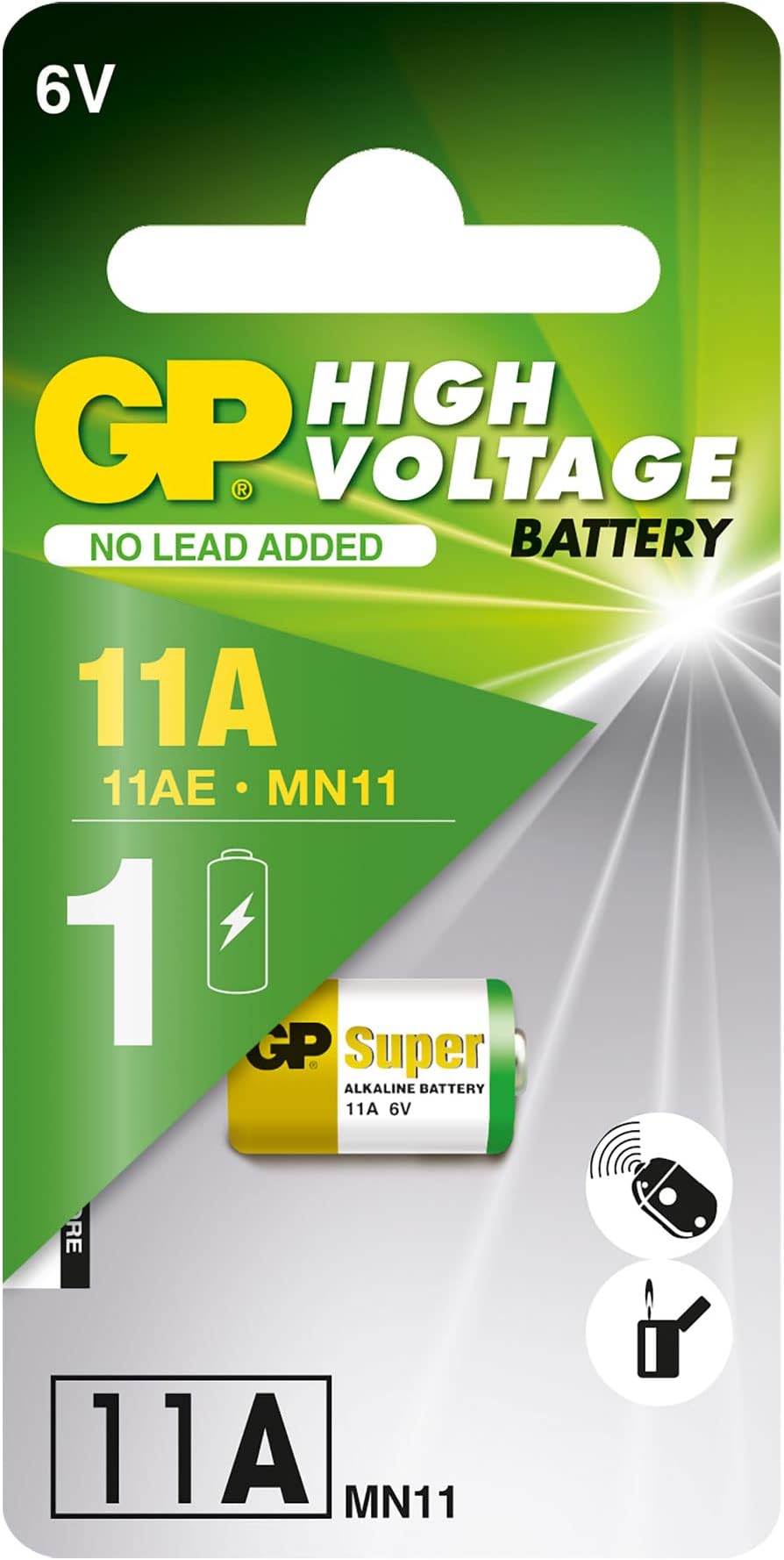 GP Batteries 11A 6 V High Voltage Alkaline Battery