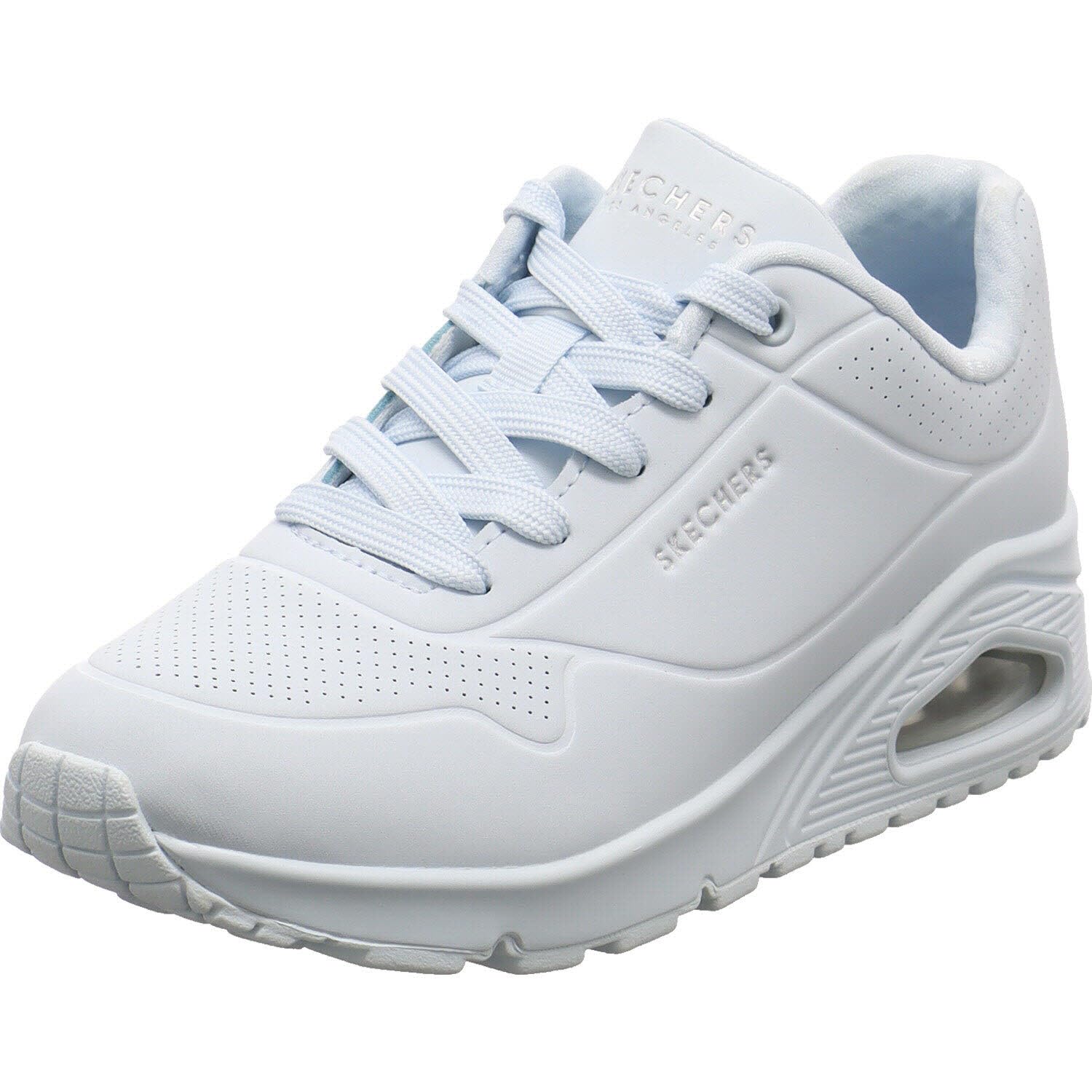 Skechers Women's Uno Stand On Air Trainers, White, 5 UK Wide